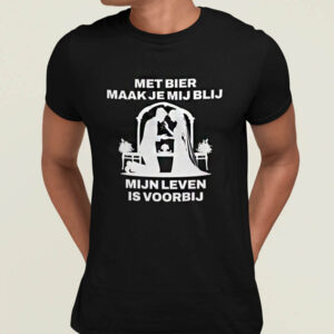 Vrijgezellenfeest T-shirt Mijn leven is voorbij
